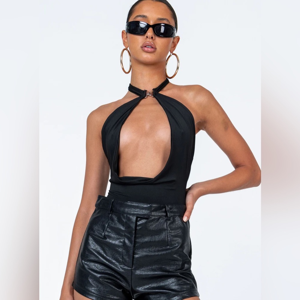 NWT Black Bodysuit - Princess Polly